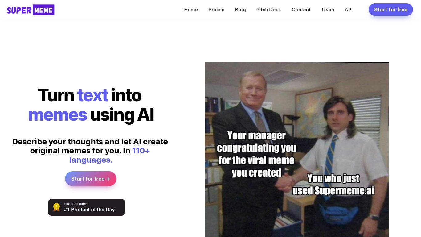 Supermeme AI , ai text generator , ai image generator free , best ai image generator