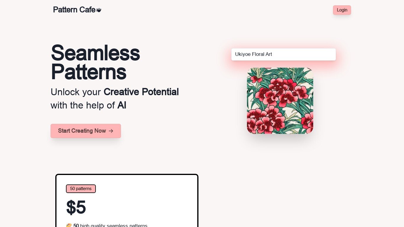 Pattern Cafe , ai text generator , ai image generator free , best ai image generator