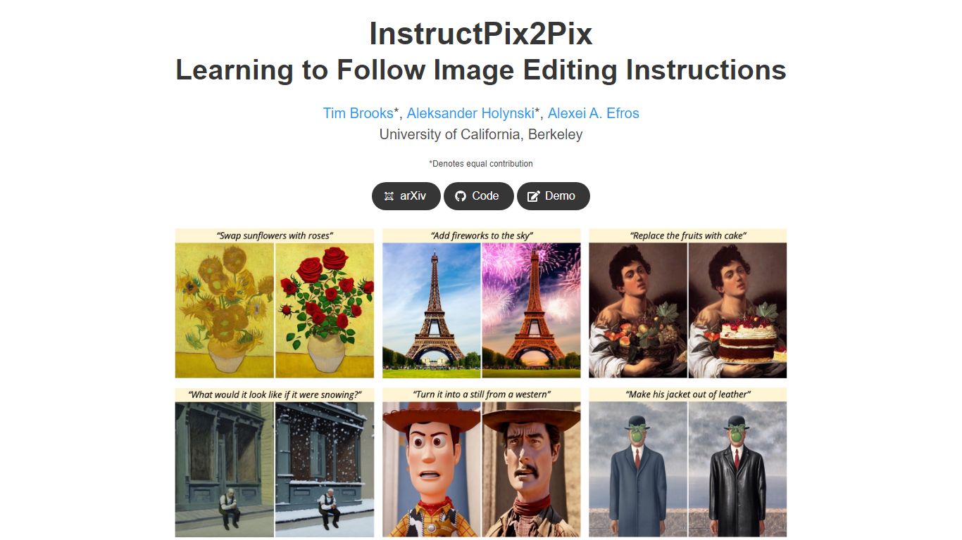 InstructPix2Pix , ai text generator , ai image generator free , best ai image generator