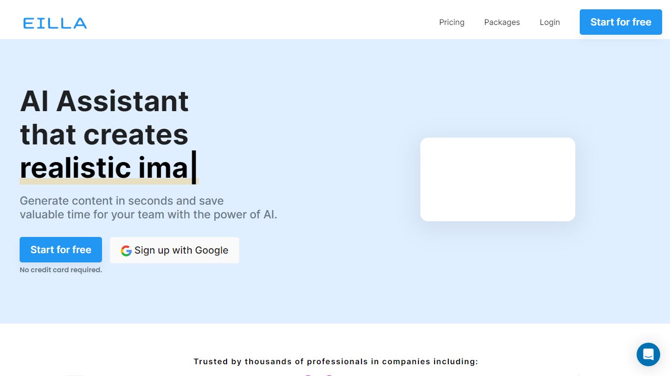 Eilla AI , ai text generator , ai image generator free , best ai image generator
