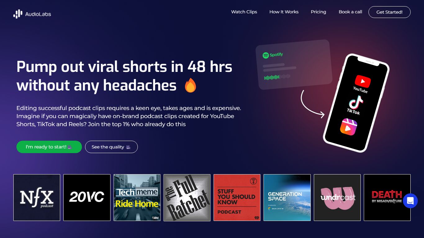 AudioLabs - Turn your podcast to TikToks , ai text generator , ai image generator free , best ai image generator
