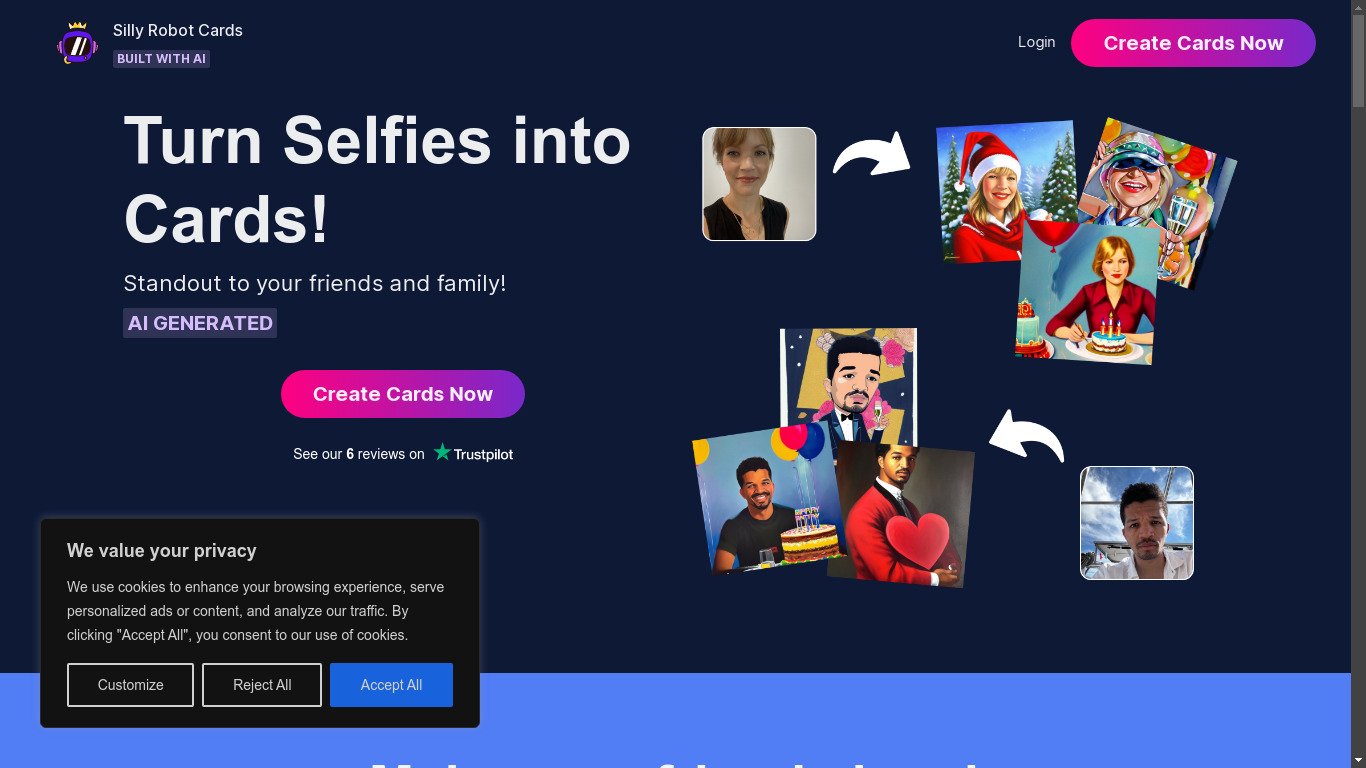 Silly Robot Cards , ai text generator , ai image generator free , best ai image generator