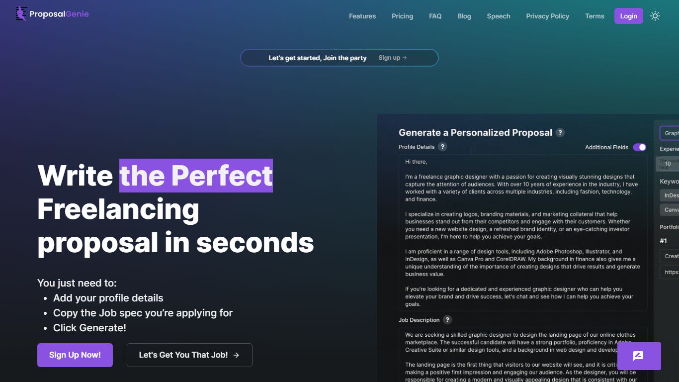 Proposal Genie AI , ai text generator , ai image generator free , best ai image generator