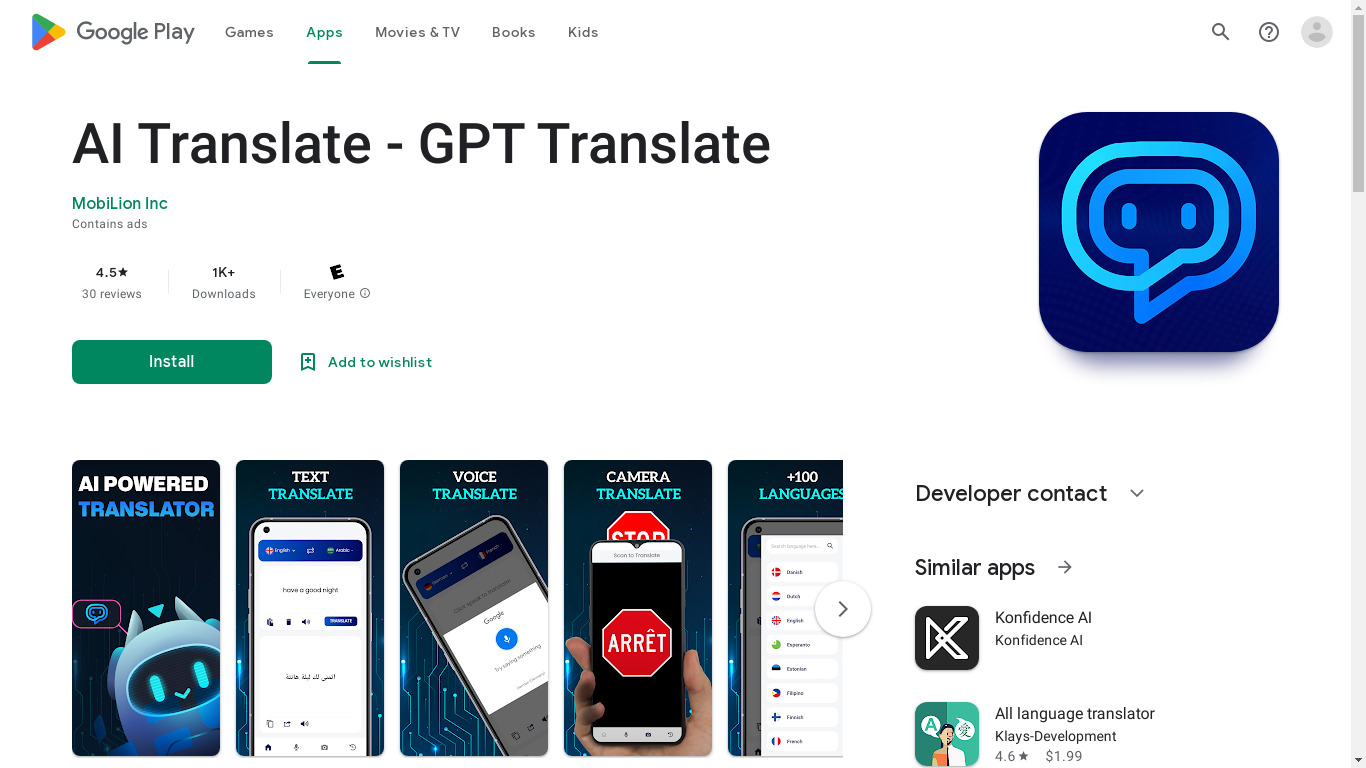 AI Translate - GPT Translate , ai text generator , ai image generator free , best ai image generator