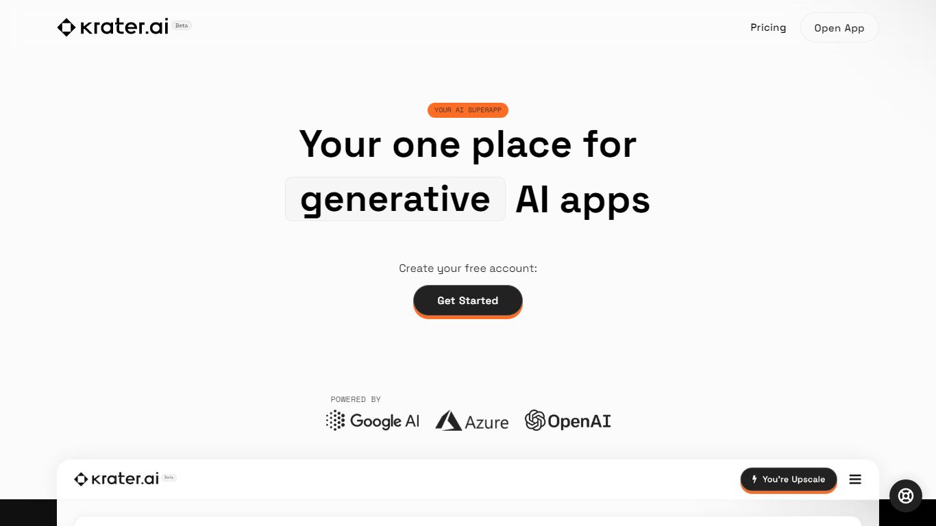 Krater.ai , ai text generator , ai image generator free , best ai image generator