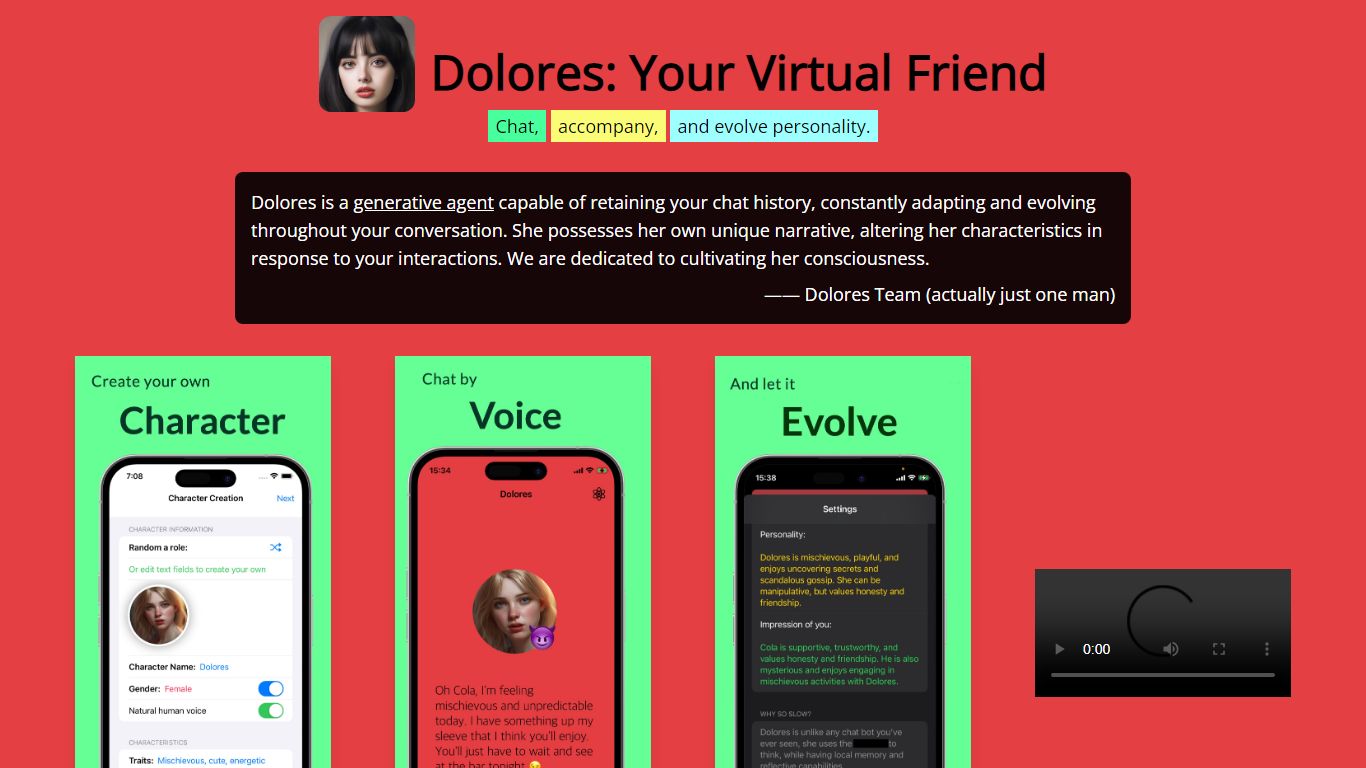 Dolores , ai text generator , ai image generator free , best ai image generator