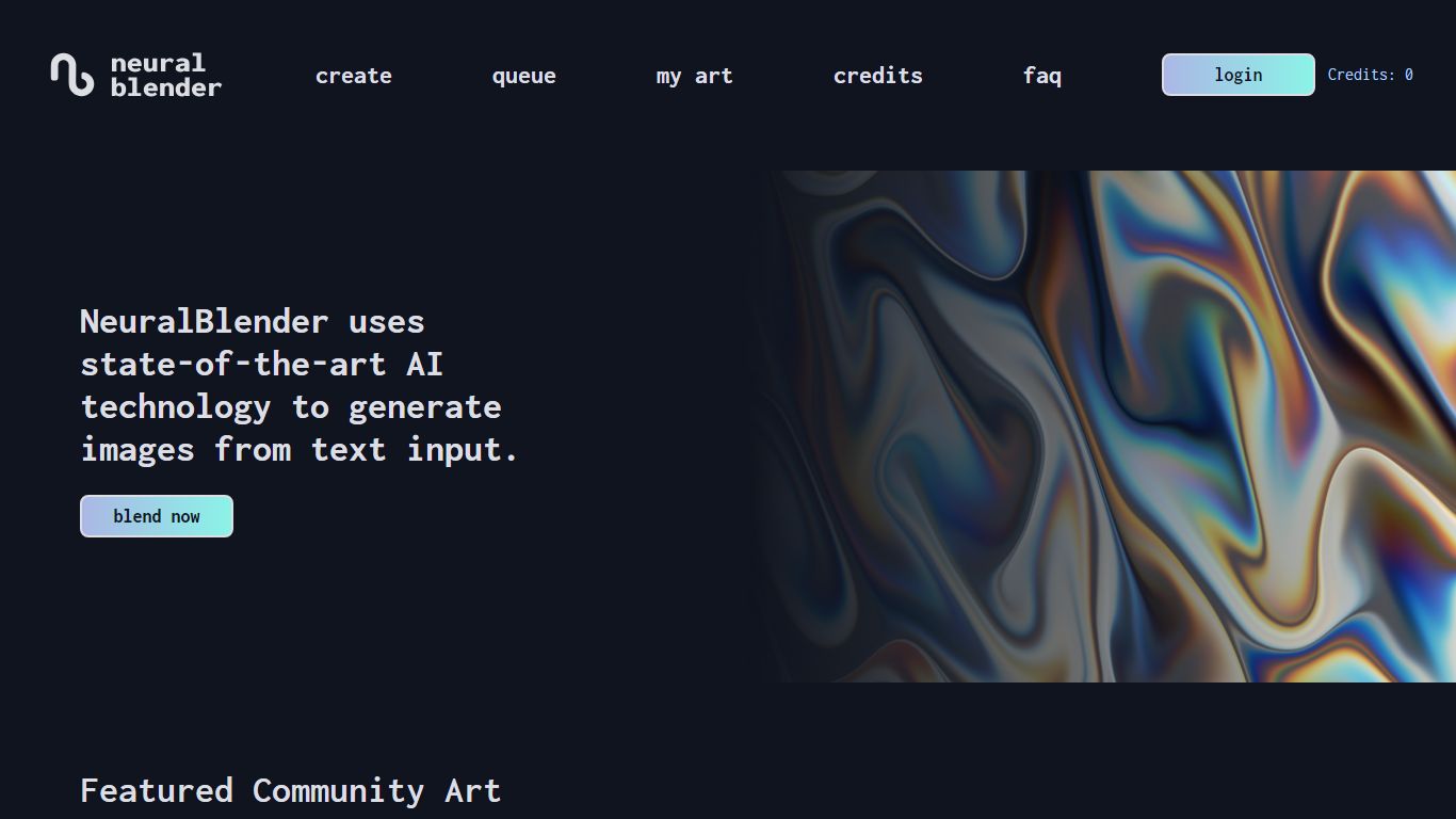 NeuralBlender , ai text generator , ai image generator free , best ai image generator