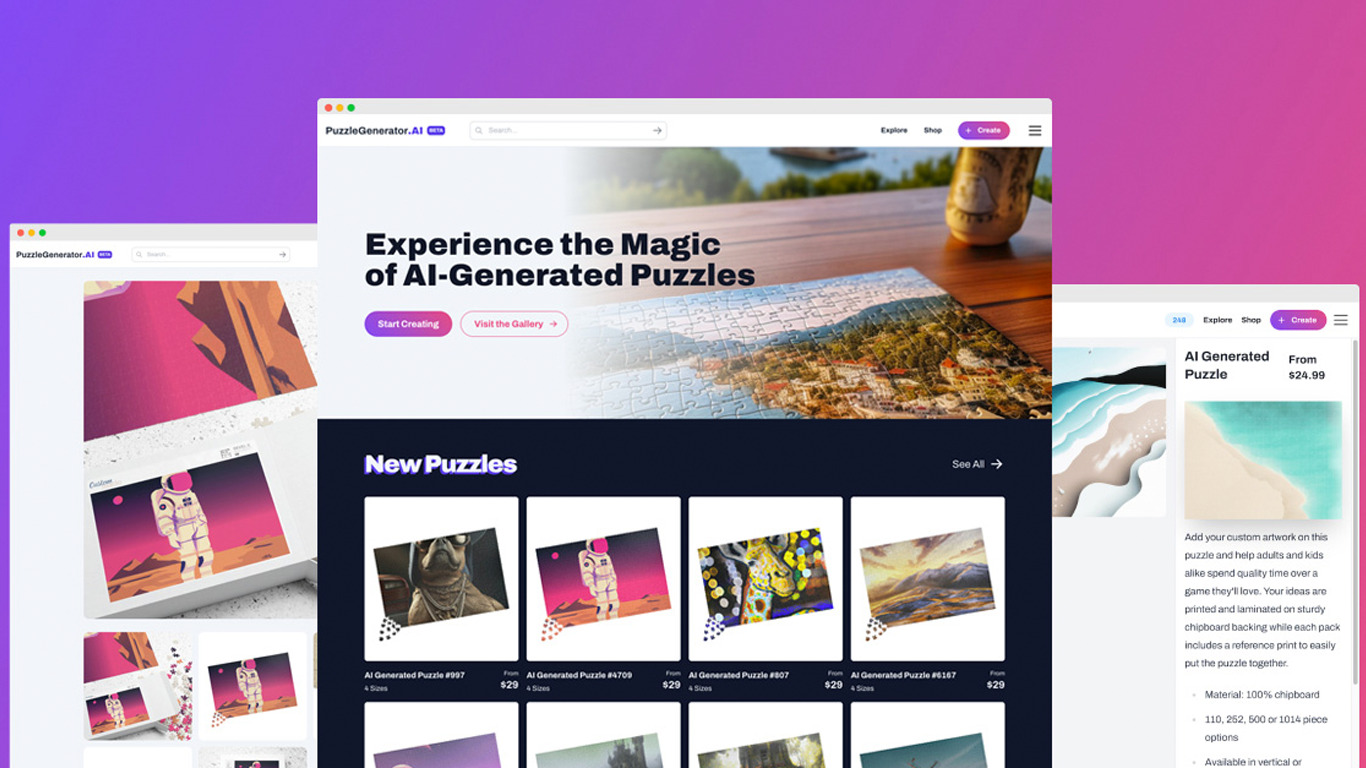 PuzzleGenerator.ai , ai text generator , ai image generator free , best ai image generator