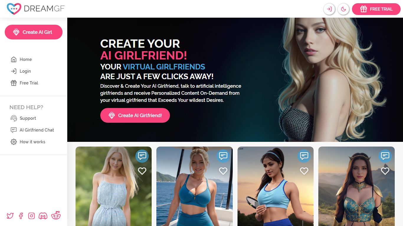 DreamGF AI , ai text generator , ai image generator free , best ai image generator