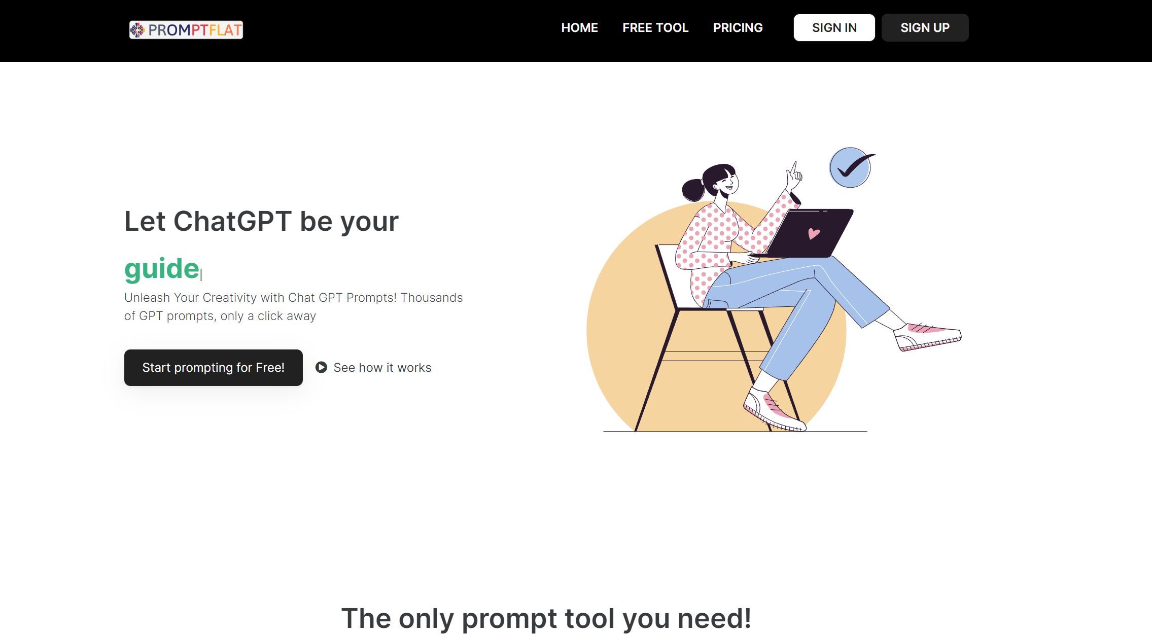 PromptFlat , ai text generator , ai image generator free , best ai image generator