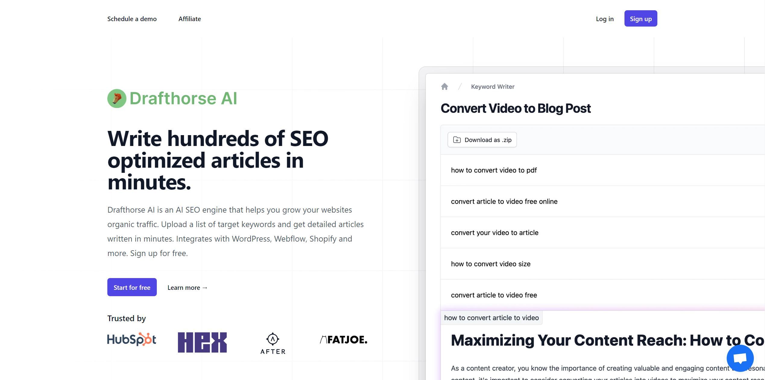 Drafthorse AI , ai text generator , ai image generator free , best ai image generator
