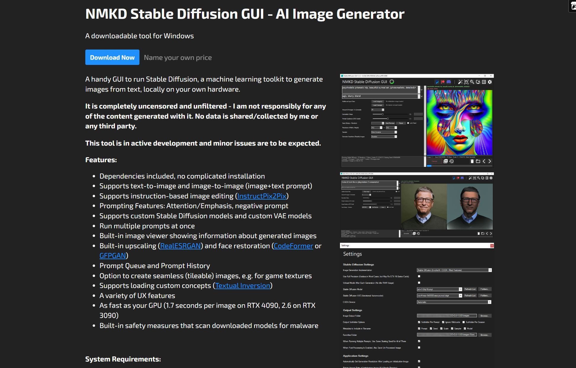 NMKD , ai text generator , ai image generator free , best ai image generator