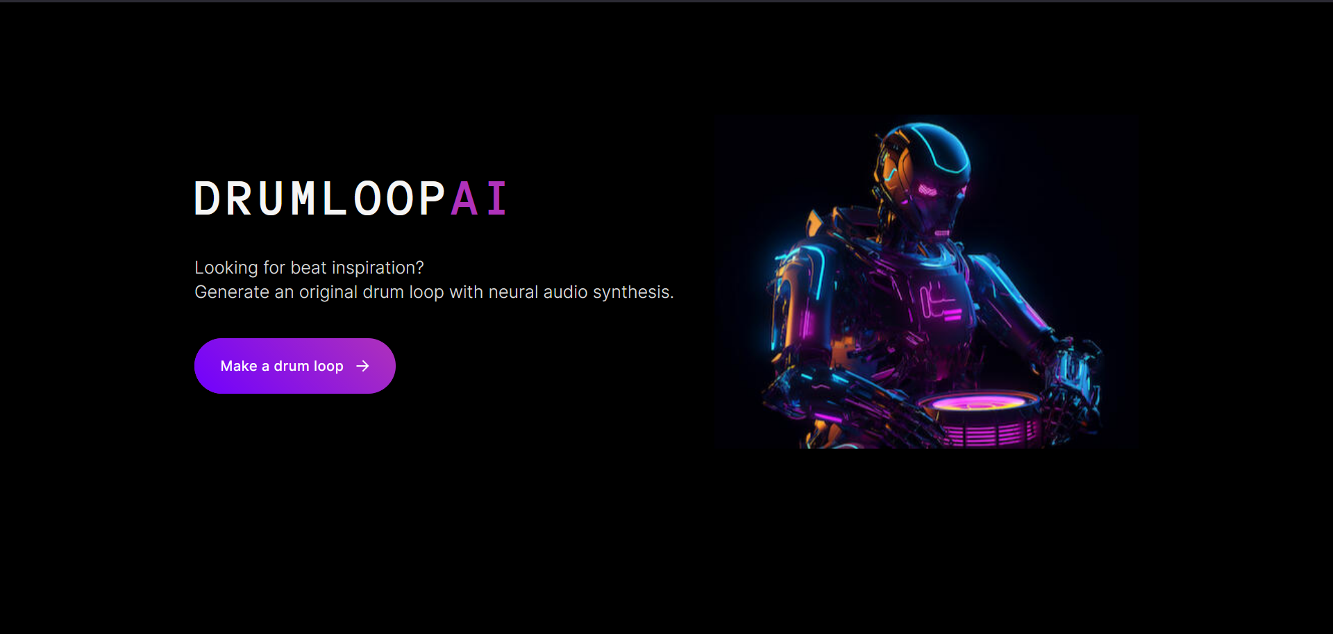 Drumloop AI AI Tools - Futurepedia , ai text generator , ai image generator free , best ai image generator