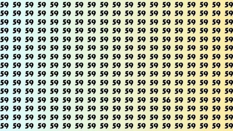 Optical Illusion Visual Test: If you have Sharp Eyes Find the Number 56 in 16 Secs - networth, wiki, biography