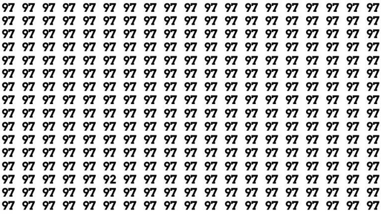 Optical Illusion Visual Test: If you have Eagle Eyes Find the Number 92 among 97 in 14 Secs - networth, wiki, biography