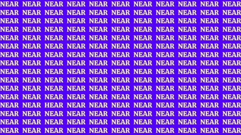 Optical Illusion Eye Test: If you have Sharp Eyes Find the Word Hear in 18 Secs - networth, wiki, biography