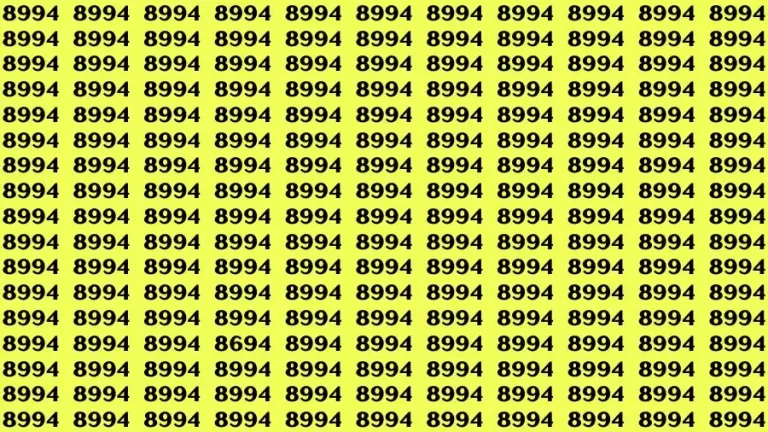 Optical Illusion Brain Challenge: If you have Hawk Eyes Find the Number 8694 among 8994 in 17 Secs - networth, wiki, biography