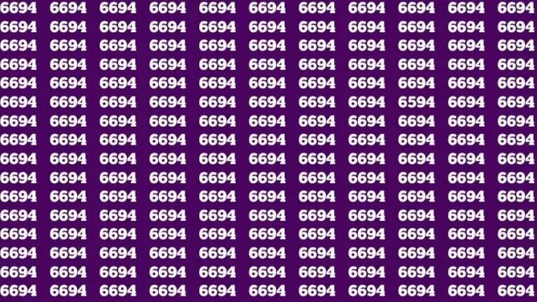 Optical Illusion Visual Test: If you have Sharp Eyes Find the Number 6594 in 14 Secs - networth, wiki, biography