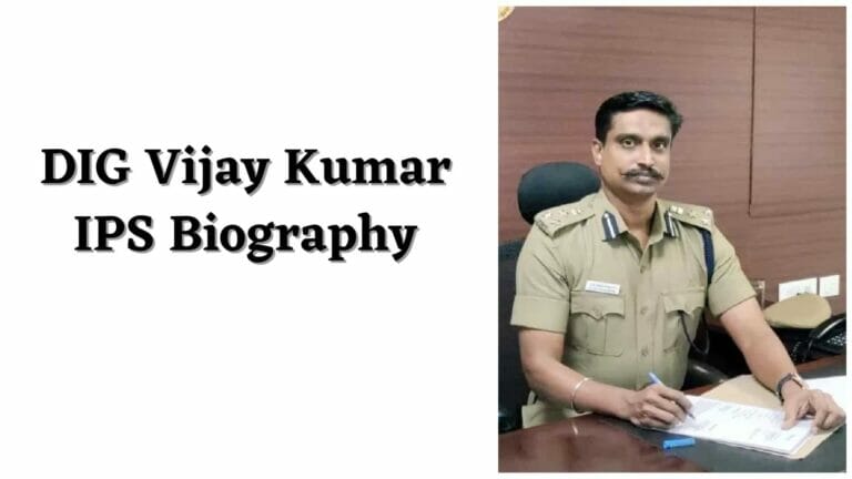 DIG Vijay Kumar IPS Wikipedia, Age, Death, Coimbatore, Family, Biography, Wife, Cast - networth, wiki, biography