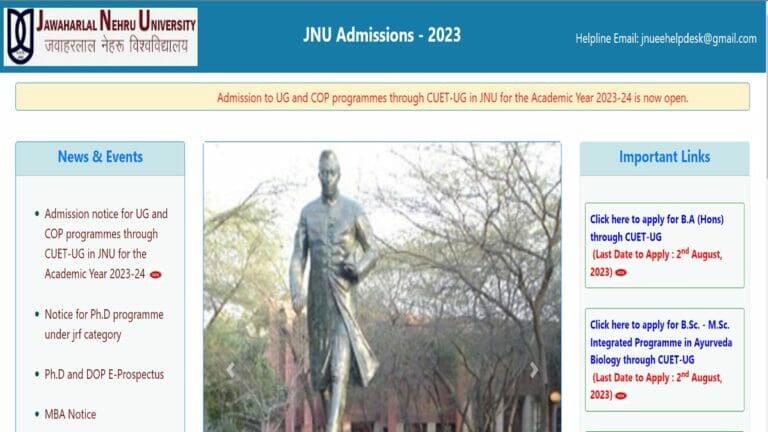 JNU PG Admission 2023 Second Merit List Tomorrow, Check Round 2 Admission Schedule Here - networth, wiki, biography