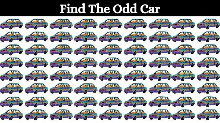 Optical Illusion Brain Challenge: Can you find the Odd Car in 12 Seconds? - networth, wiki, biography