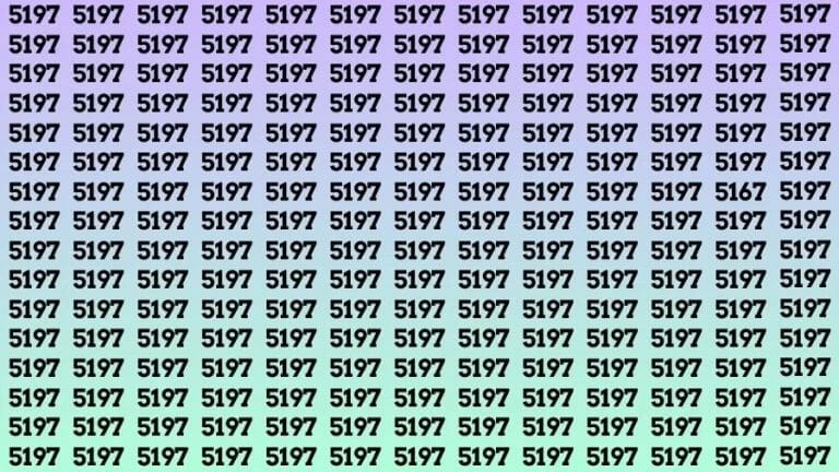 Optical Illusion Brain Challenge: If you have 50 50 Vision Find the Number 5167 among 5197 in 14 Secs - networth, wiki, biography