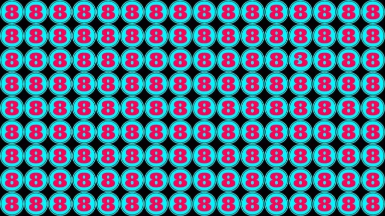 Optical Illusion Find and Seek: If you have Sharp Eyes Find the Number 3 among 8 in 15 Secs - networth, wiki, biography