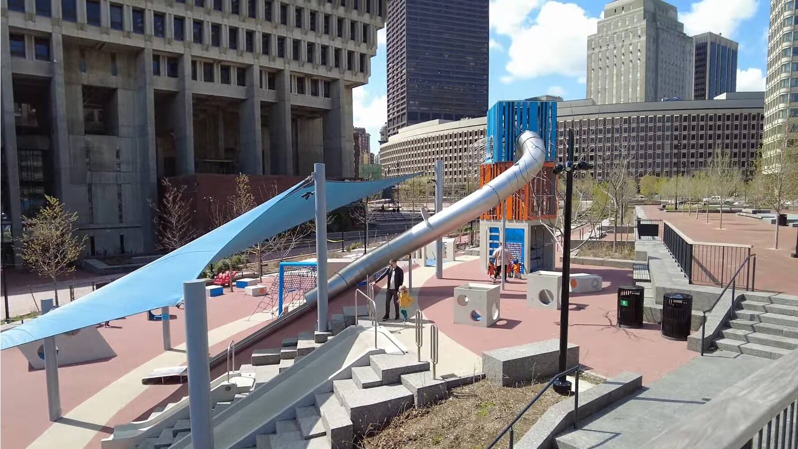 People gather in droves to go down viral “Cop Slide” in Boston 2023 - networth, wiki, biography