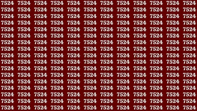 Optical Illusion Brain Challenge: If you have Hawk Eyes Find the Number 7534 among 7524 in 12 Secs - networth, wiki, biography