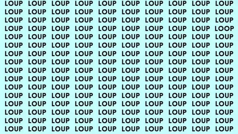 Optical Illusion Eye Test: If you have 50/50 Vision Find the Word Loop in 15 Secs - networth, wiki, biography