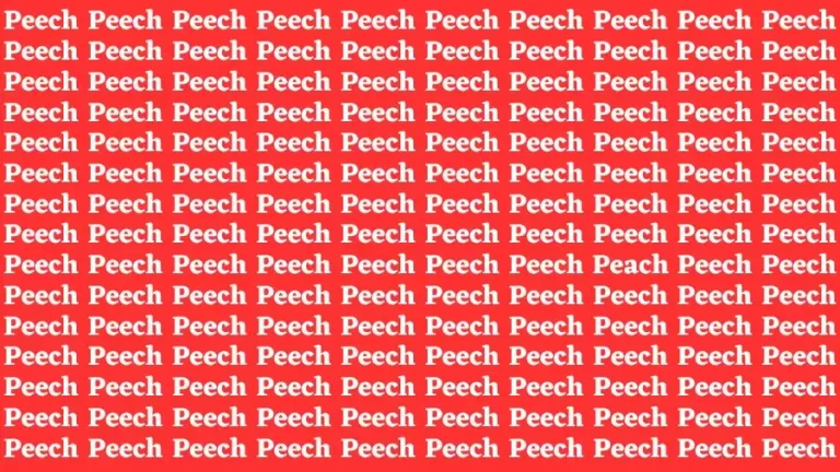Optical Illusion Brain Challenge: If you have Extra Sharp Eyes Find the Word Peach in 15 Secs - networth, wiki, biography