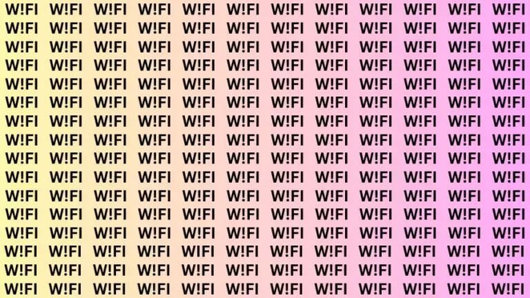 Optical Illusion Brain Challenge: If you have Extra Sharp Eyes Find the Hidden Word Wifi in 12 Secs - networth, wiki, biography