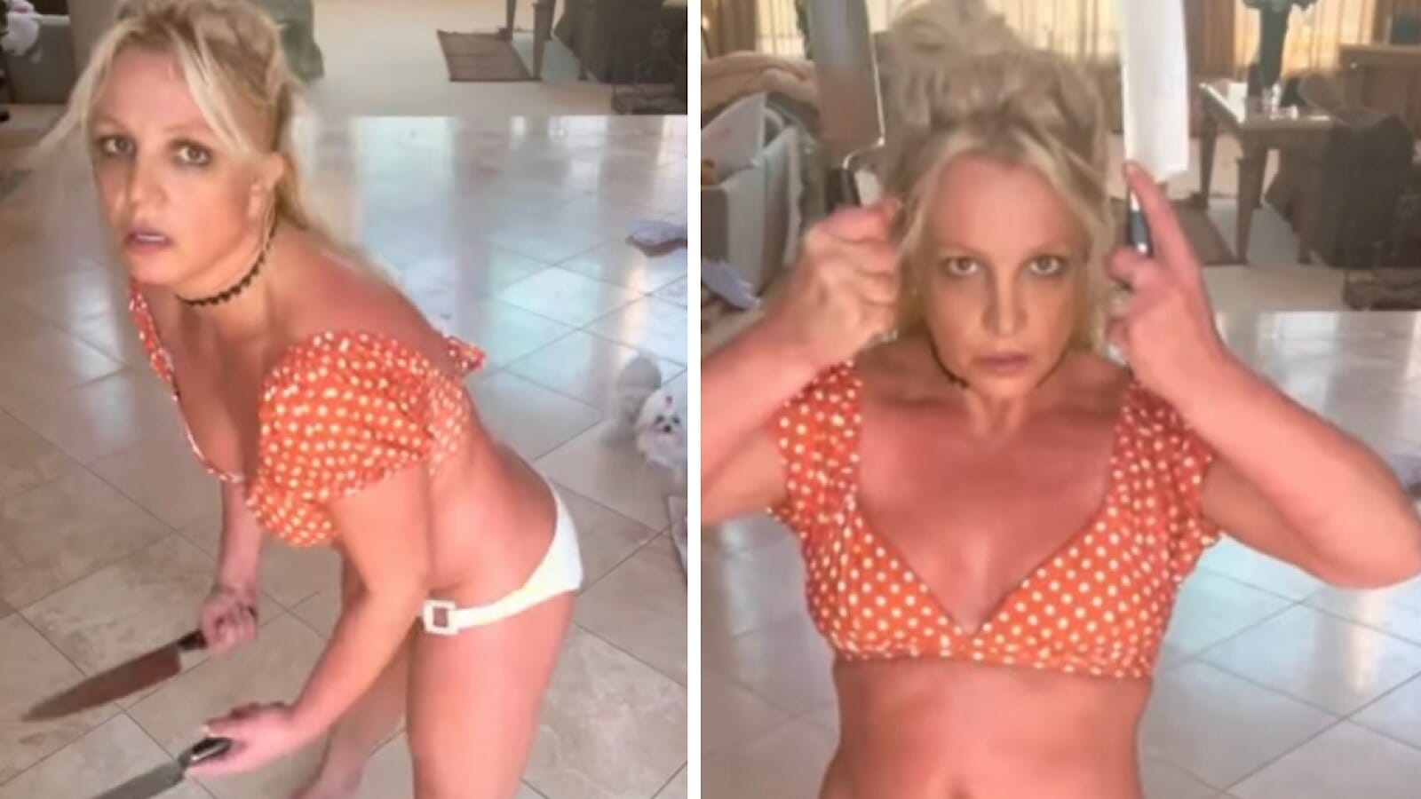Britney Spears causes concern after dancing with a knife in a viral video 2023 - networth, wiki, biography