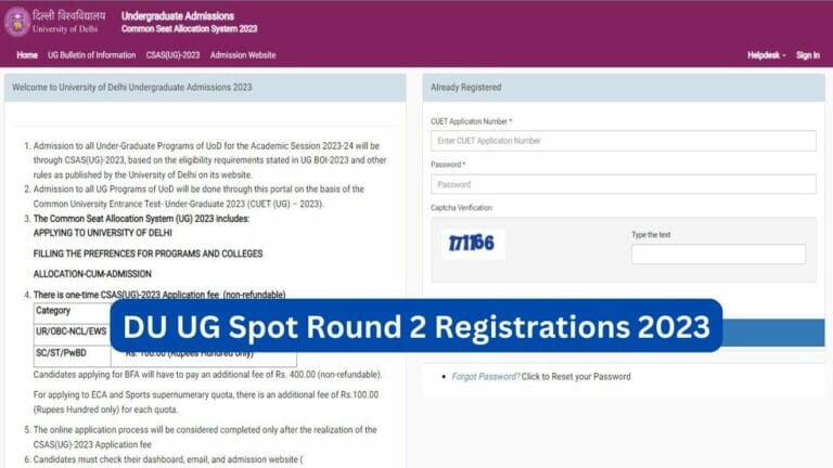 DU Spot Round 2023 Registration starts today, find out how to register on CSAS portal - networth, wiki, biography