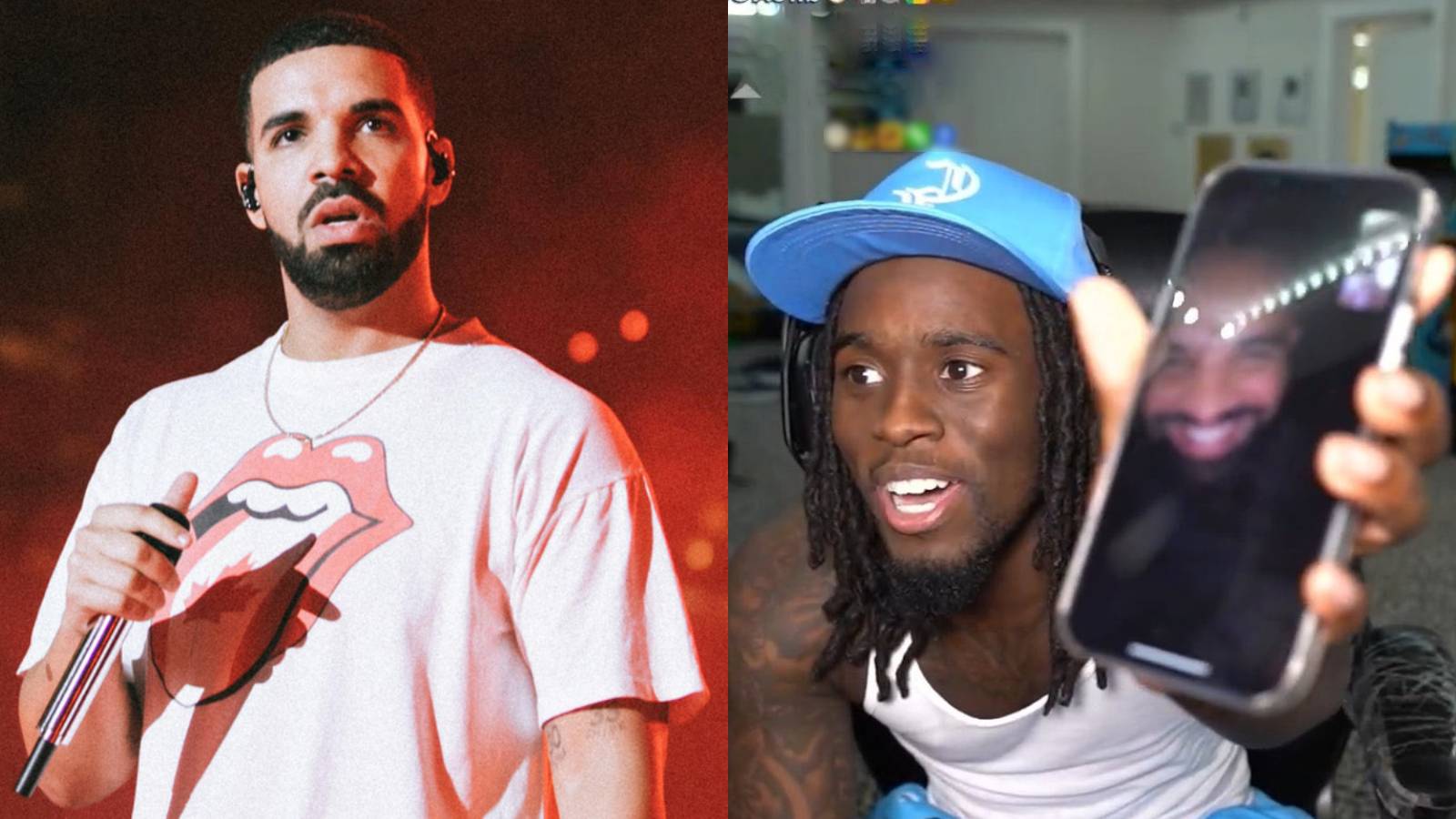Drake shouts out Kai Cenat at a concert and fans love it 2023 - networth, wiki, biography