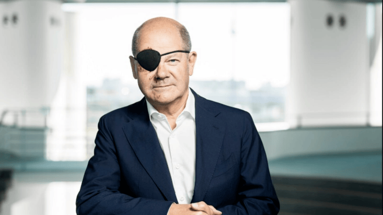 German Chancellor sports black eye patch, asks netizens to make memes on him - networth, wiki, biography
