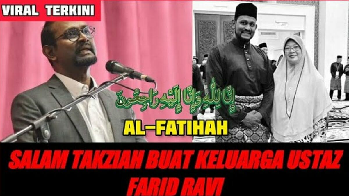 How did Isteri Farid Ravi die? Ustaz Farid Ravi Isteri meninggal dunia 2023 - networth, wiki, biography