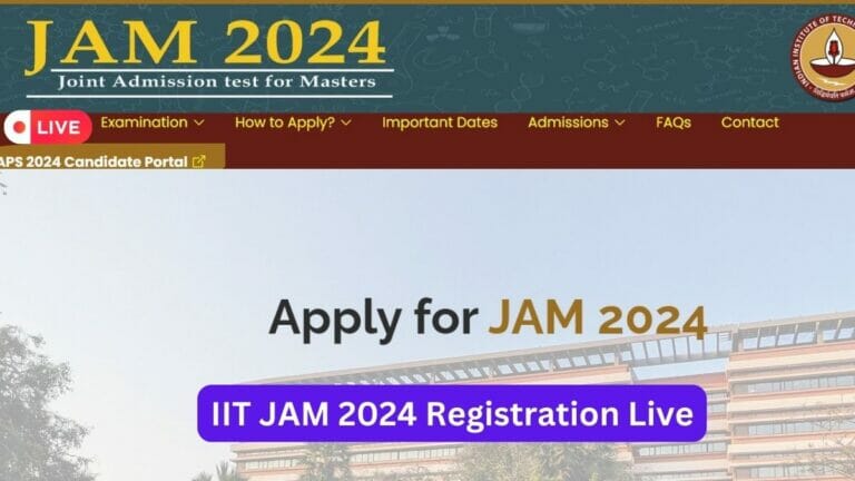 IIT JAM 2024 Registration Updates: JAM Registration Begins at jam.iitm.ac.in - networth, wiki, biography
