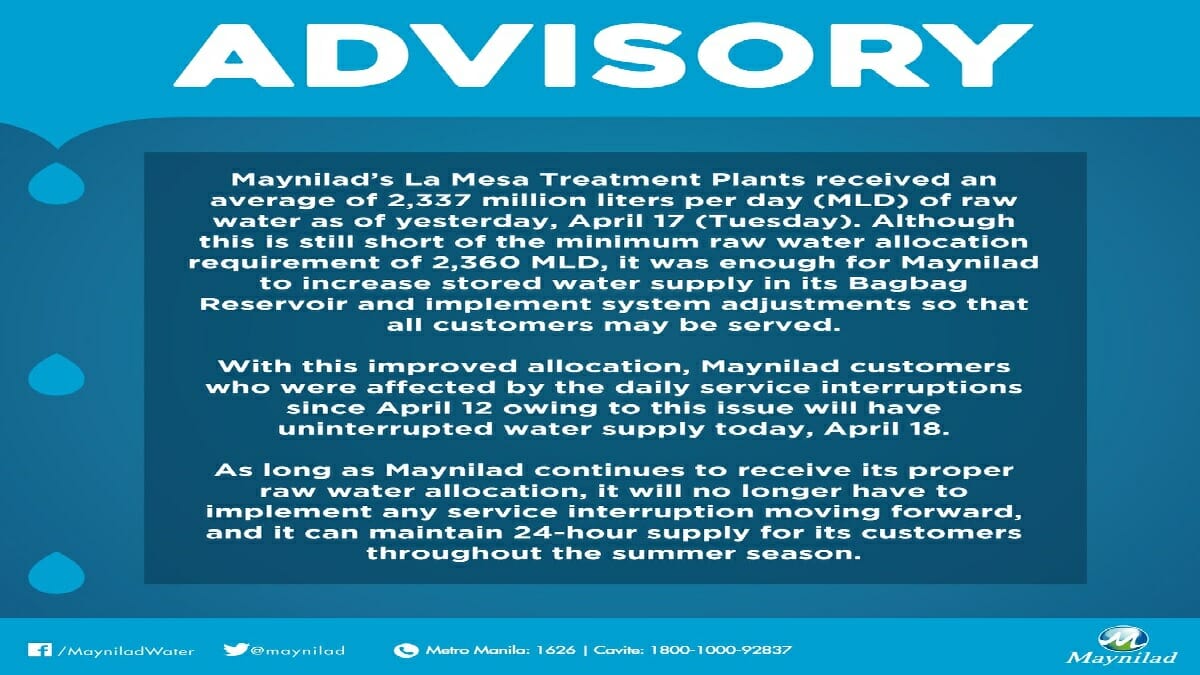 Maynilad Water Interruption Advisory: Affected Areas! 2023 - networth, wiki, biography
