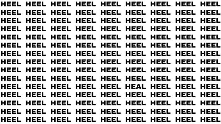 Optical Illusion Brain Test: If you have Keen Eyes Find the Word Heal in 12 Secs - networth, wiki, biography