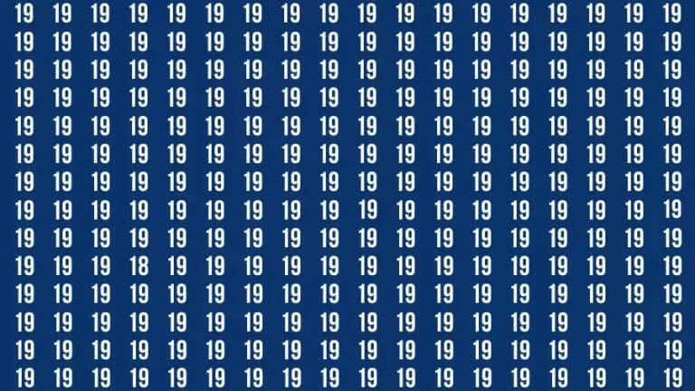 Puzzle Test for You IQ: Only a Smart Brain can spot 18 among 19 within 8 secs! - networth, wiki, biography