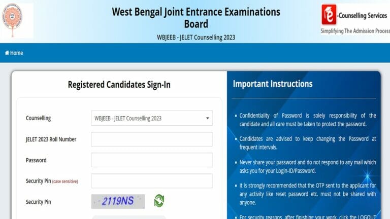 WB JELET 2023 Counseling Round 1 Registrations started, find direct link to apply here - networth, wiki, biography