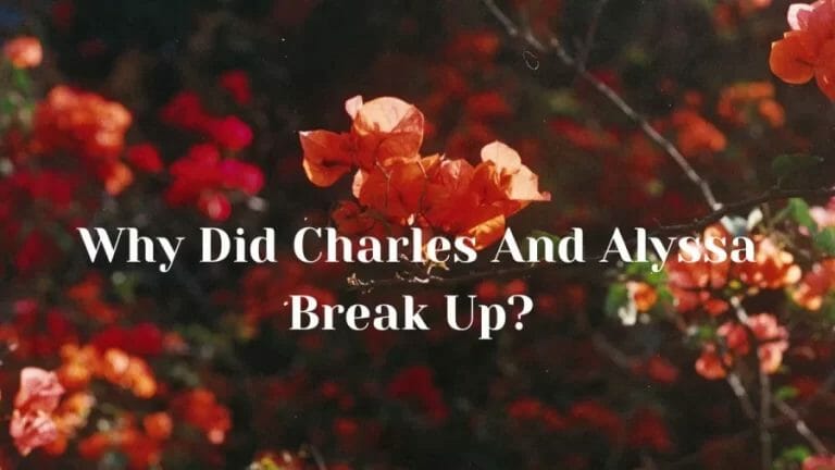 Why Did Charles And Alyssa Break Up? What Happened To Charles And Alyssa? - networth, wiki, biography