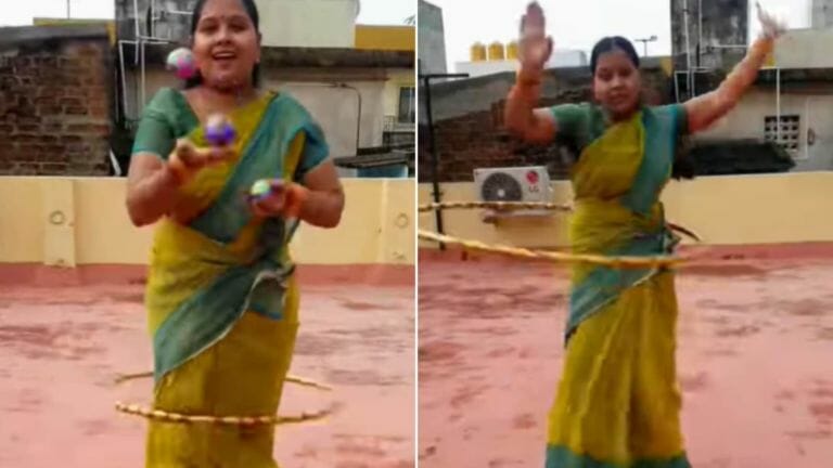 Woman dances and juggles while hula hooping. Watch - networth, wiki, biography