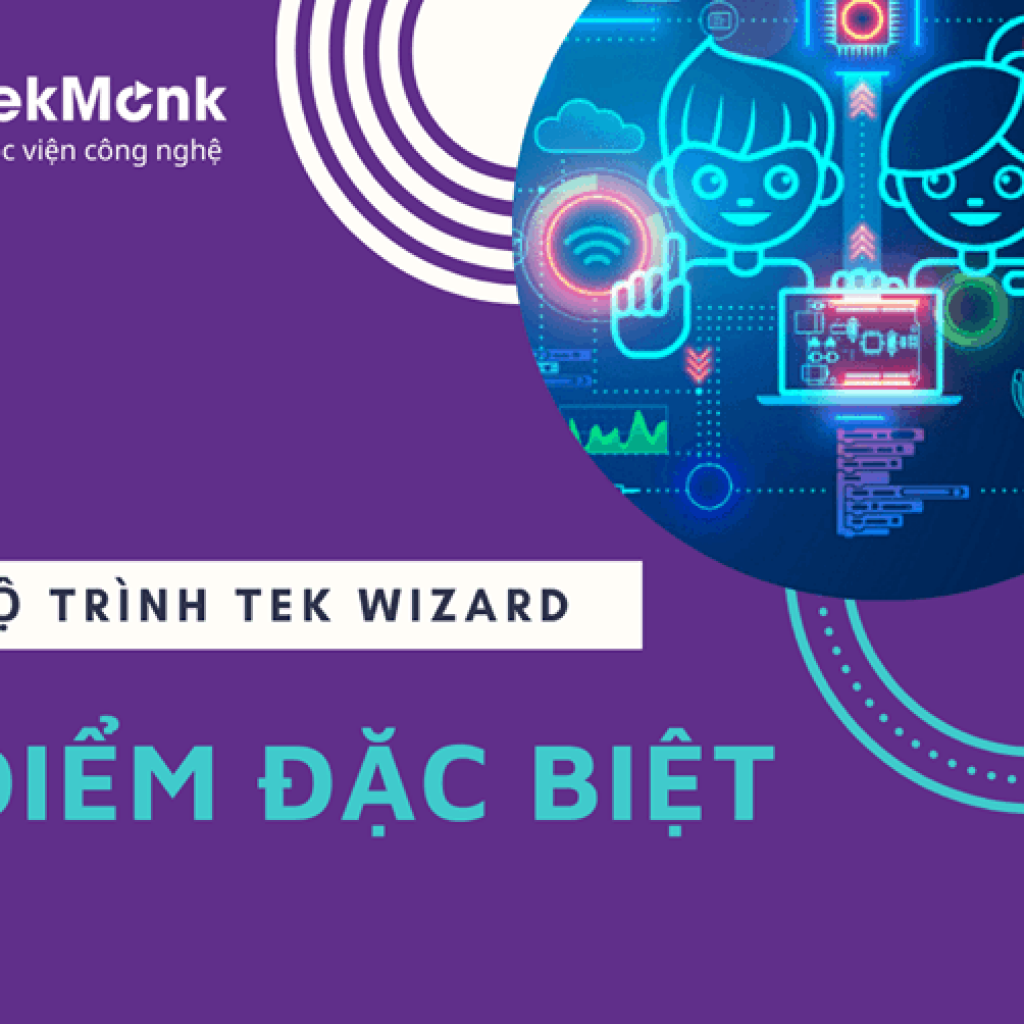 Lộ trình TekWizard tại Tekmonk có gì thú vị mà học sinh thích đến thế? | Khóa học lập trình cho trẻ em | lập trình game | lập trình web | lập trình scratch | lập trình python