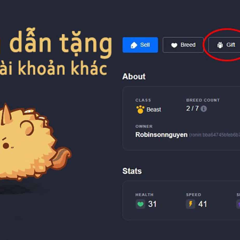 Bạn muốn tặng Pet Axie? Hãy xem hướng dẫn tặng pet Axie cho người khác trong Axie Infinity | Khóa học lập trình cho trẻ em | lập trình game | lập trình web | lập trình scratch | lập trình python