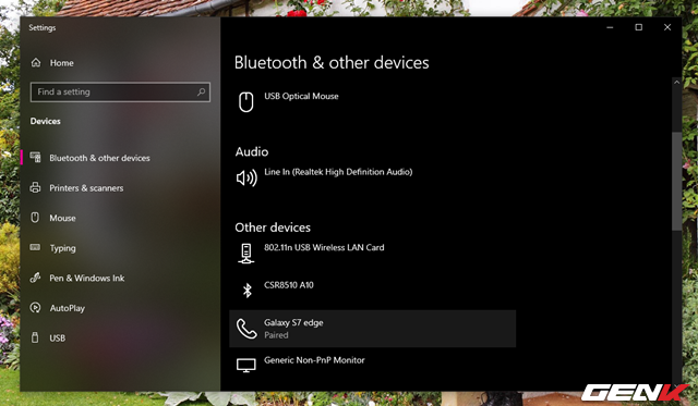 Cách kết nối và sử dụng Bluetooth trên máy tính chạy Windows 10