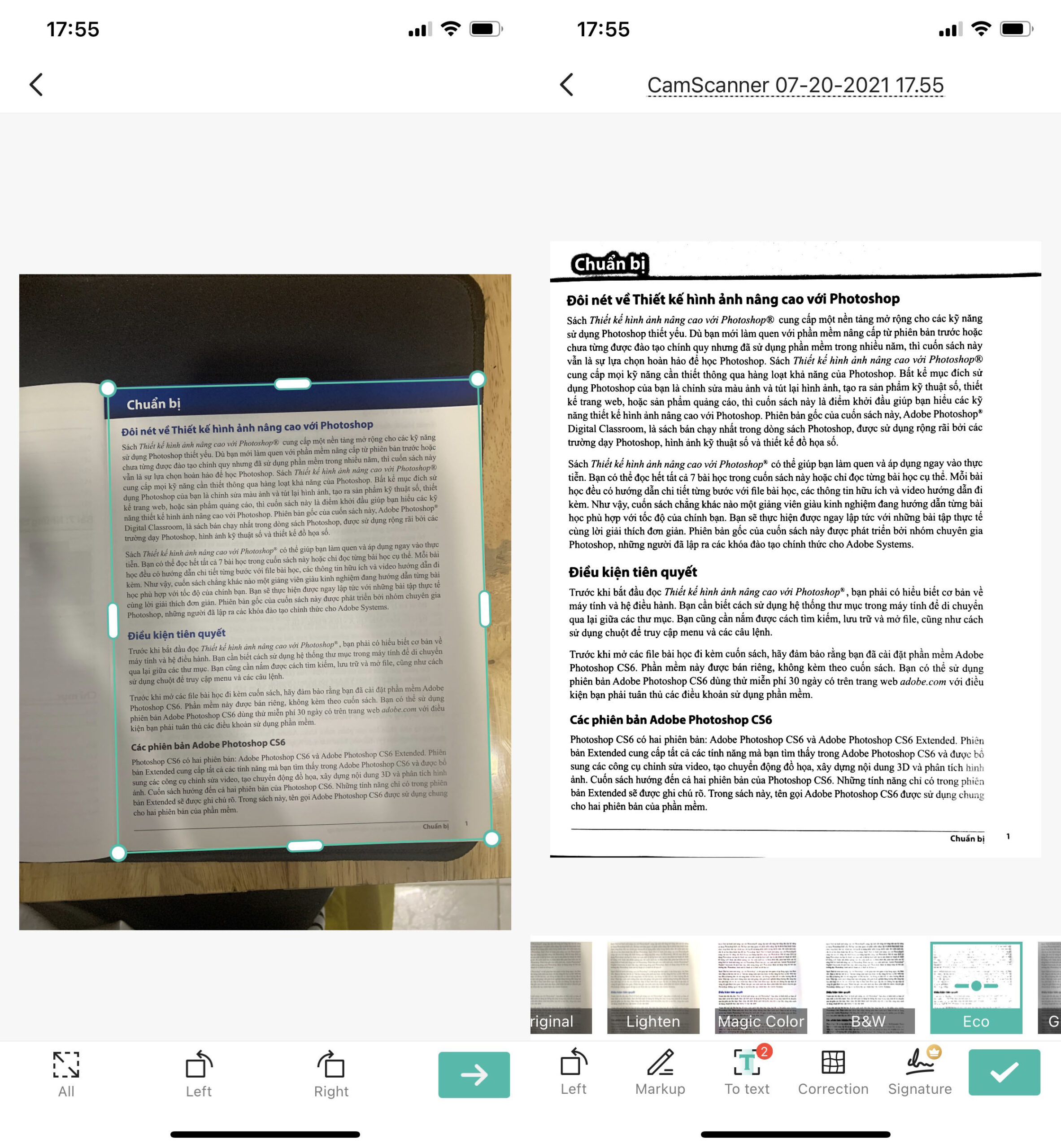 Hướng dẫn sử dụng CamScanner scan tài liệu văn bản trên điện thoại dễ dàng