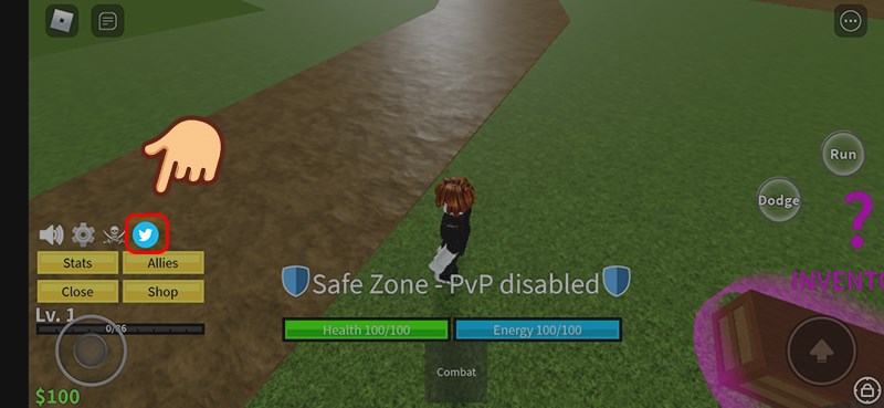 Cách nhập mã code Blox Fruit