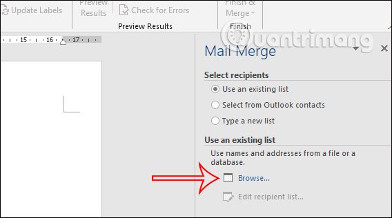 Hướng dẫn Cách trộn văn bản, trộn thư Mail Merge trên Microsoft Word 2016
